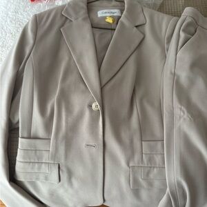 Calvin Klein Women's Taupe Blazer